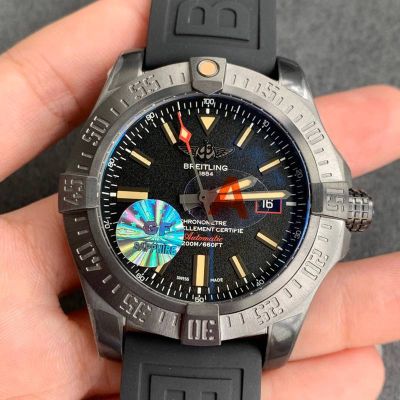 GF Factory Breitling Avenger Blackbird Spy Plane 44 series 44*12.7mm 2824 Movement Titanium Case Watch